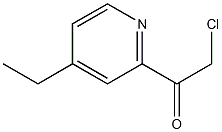 2-Chloro-1-(4-ethyl-pyridin-2-yl)-ethanone Struktur