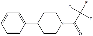 2,2,2-trifluoro-1-(4-phenylpiperidin-1-yl)ethanone Structure