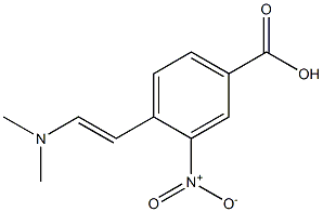 4-(2-(dimethylamino)vinyl)-3-nitrobenzoic acid Structure