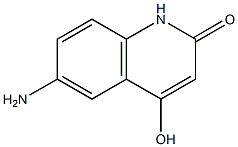 6-amino-4-hydroxyquinolin-2(1H)-one 化学構造式