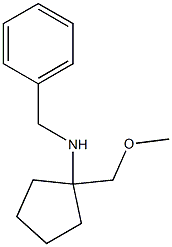 N-benzyl-1-(methoxymethyl)cyclopentanamine,,结构式