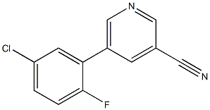  5-(5-chloro-2-fluorophenyl)pyridine-3-carbonitrile