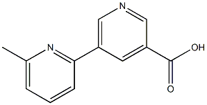 5-(6-methylpyridin-2-yl)pyridine-3-carboxylic acid Structure