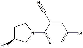 5-bromo-2-((S)-3-hydroxypyrrolidin-1-yl)pyridine-3-carbonitrile