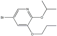 5-broMo-2-isopropoxy-3-propoxypyridine,,结构式