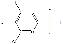 2,3-dichloro-6-(trifluoroMethyl)-4-iodopyridine Struktur