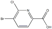 5-BroMo-6-chloropicolinic acid Structure