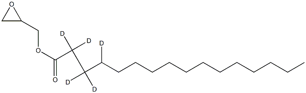 Glycidyl PalMitate-d5 Structure