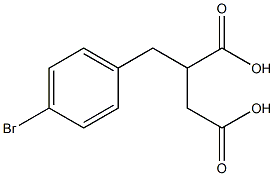 2-(4-BroMo-benzyl)-succinic acid,,结构式