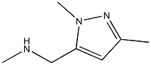 N-Methyl-(1,3-dimethyl-1H-pyrazol-5-yl)methanamine,,结构式