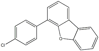 4-(4-chloro-phenyl)-dibenzofuran 化学構造式