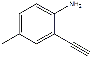 2-Ethynyl-4-methylaniline,,结构式
