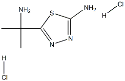 5-(1-Amino-1-methylethyl)-1,3,4-thiadiazol-2-amine dihydrochloride