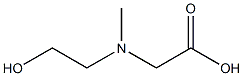 N-(2-Hydroxyethyl)-N-methylglycine Struktur