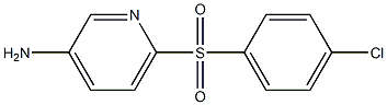 6-[(4-Chlorophenyl)sulfonyl]-3-pyridinylamine