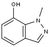 1-Methyl-1H-indazol-7-ol,,结构式