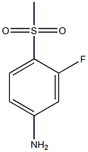 1-Amino-3-fluoro-4-(methylsulphonyl)benzene