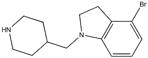 4-broMo-1-(piperidin-4-ylMethyl)indoline