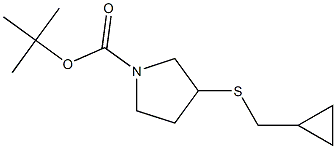 tert-butyl 3-(cyclopropylMethylthio)pyrrolidine-1-carboxylate
