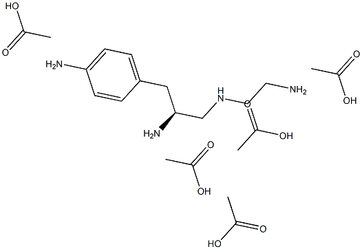 S-2-(4-Aminobenztl)-diethylenetriamine pentaacetic acid,,结构式