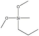 Propylmethyldimethoxysilane Struktur