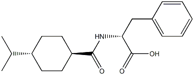 (-)-N-(trans-4-isopropylcyclohexylcarbonyl)-D-phenylalanine