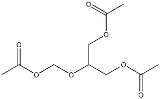 1,3-二乙酰氧-2-(乙酰氧基甲氧基)丙烷,,结构式