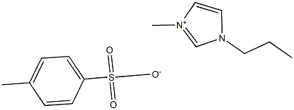 1-propyl-3-methylimidazolium p-toluenesulfonate Struktur