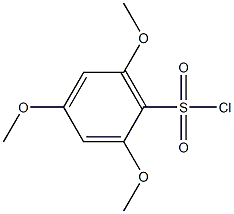 2,4,6-三甲氧基苯磺酰氯, , 结构式