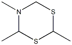 2,4,5-trimethyl-5,6-dihydro-4H-1,3,5-dithiazine Struktur