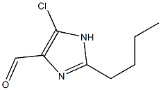 2-正丁基-5-氯-4-酰基咪唑,,结构式