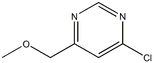 4-chloro-6-methoxymethylpyrimidine Structure