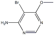 5-bromo-4-amino-6-methoxypyrimidine Struktur