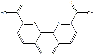2,9-二羧基-1,10-菲罗啉, , 结构式