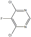 5-氟-4,6-二氯嘧啶,,结构式