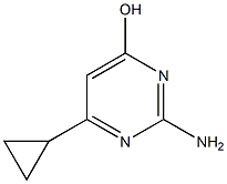 Amino-4-cyclopropyl-6-hydroxypyrimidine Struktur