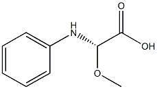 2-methoxy-L-phenylglycine Struktur