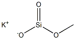 甲基硅酸钾, , 结构式