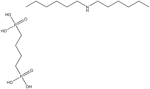 Dihexylamine tetramethylene phosphonate Structure