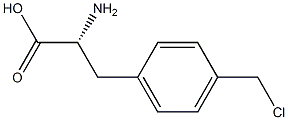 4-氯甲基-D-苯丙氨酸, , 结构式