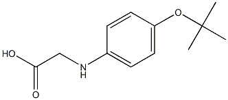 4-叔丁氧基-DL-苯甘氨酸, , 结构式