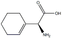 D-2-(1-cyclohexenyl)glycine Structure