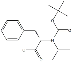 N-(叔丁氧基羰基)-N-异丙基苯丙氨酸,2382245-78-3,结构式