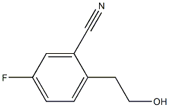 5-fluoro-2-(2-hydroxyethyl)benzonitrile Structure