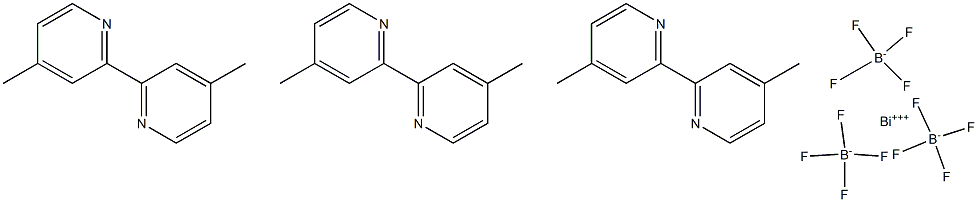 三(4,4'-二甲基-2,2'-联吡啶)二四氟硼酸钌,,结构式