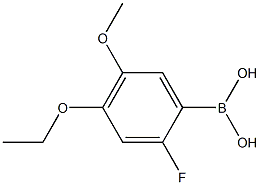 4-Ethoxy-2-fluoro-5-methoxyphenylboronic acid Struktur