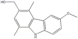 (6-methoxy-1,4-dimethyl-9H-carbazol-3-yl)methanol