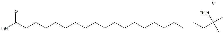 Octadecylamide dimethylpropyl ammonium chloride Structure