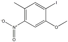 1-Iodo-2-methoxy-5-methyl-4-nitro-benzene 化学構造式