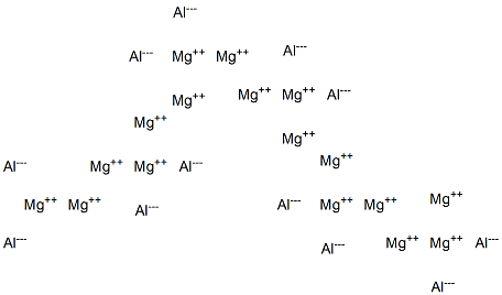 Heptadeca-magnesium dodeca-aluminide Struktur